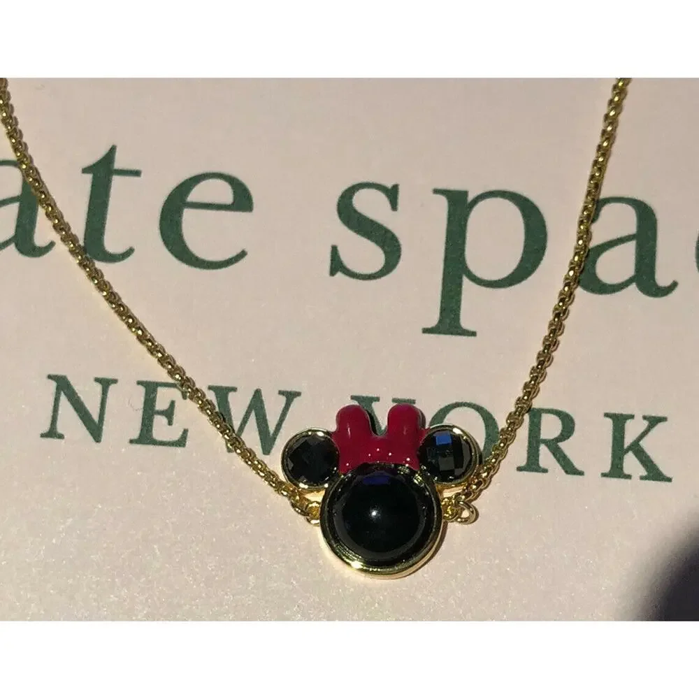 Kate Spade Disney Minnie Mouse Face charm Bracelet